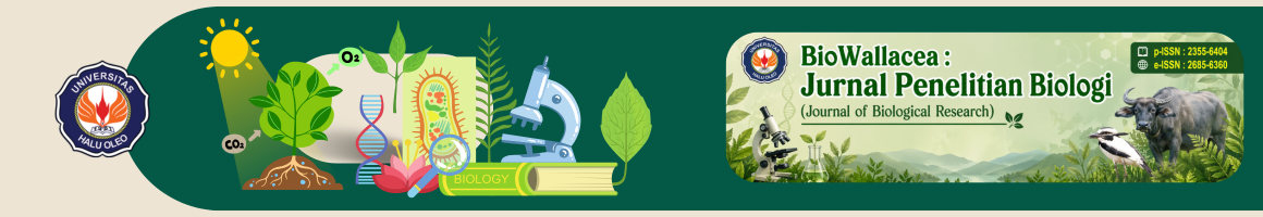 BioWallacea : Jurnal Penelitian Biologi (Journal of Biological Research)